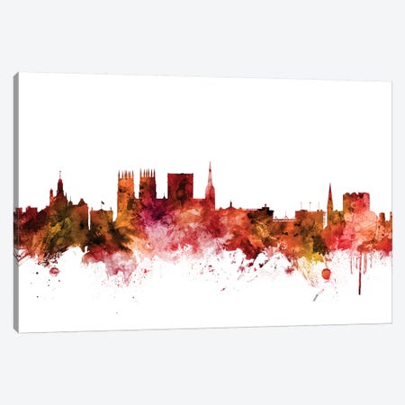 York, England Skyline Canvas Print #MTO1662} by Michael Tompsett Canvas Wall Art