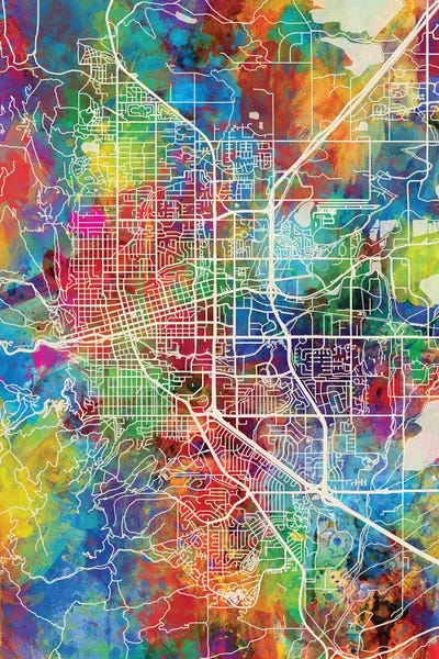 Boulder Colorado City Map I