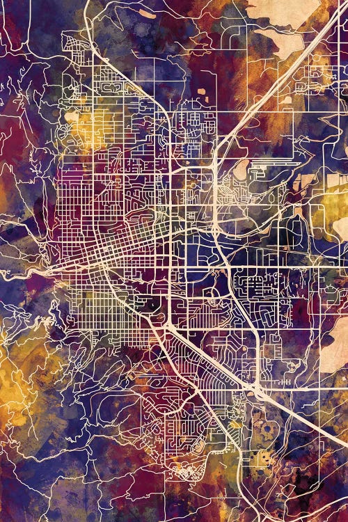 Boulder Colorado City Map II