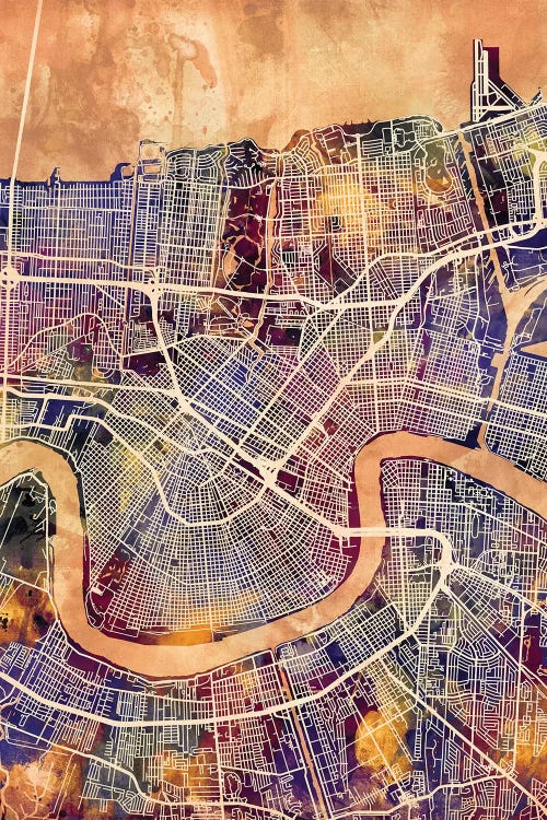 New Orleans Street Map II