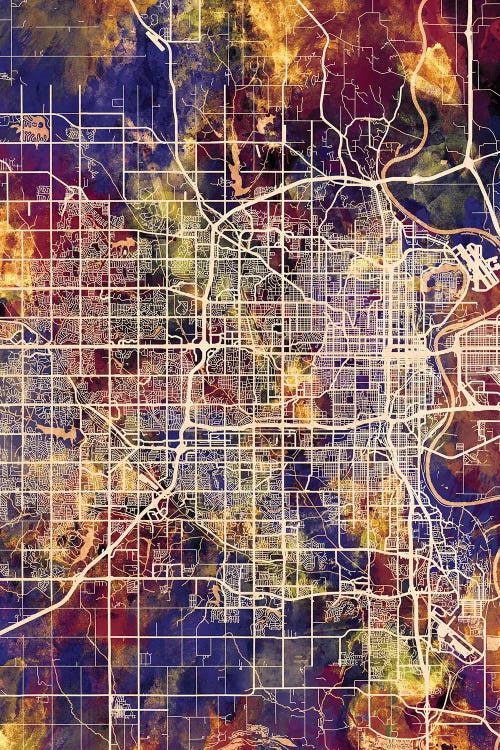 Omaha Nebraska City Map II