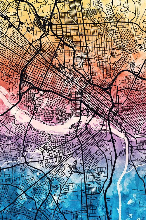 Richmond Virgina City Map IV