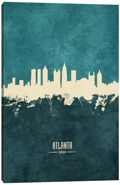 Atlanta Georgia Skyline Canvas Art Print - Georgia Art