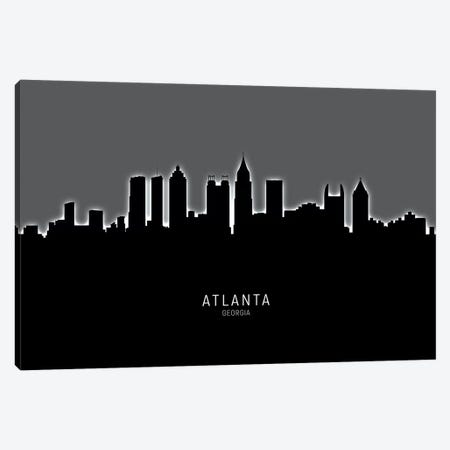 Atlanta Georgia Skyline Canvas Print #MTO1792} by Michael Tompsett Canvas Art