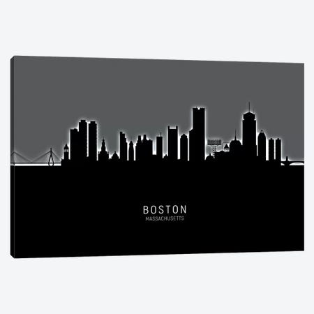 Boston Massachusetts Skyline Canvas Print #MTO1808} by Michael Tompsett Canvas Wall Art