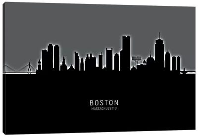 Boston Massachusetts Skyline Canvas Art Print - Massachusetts Art