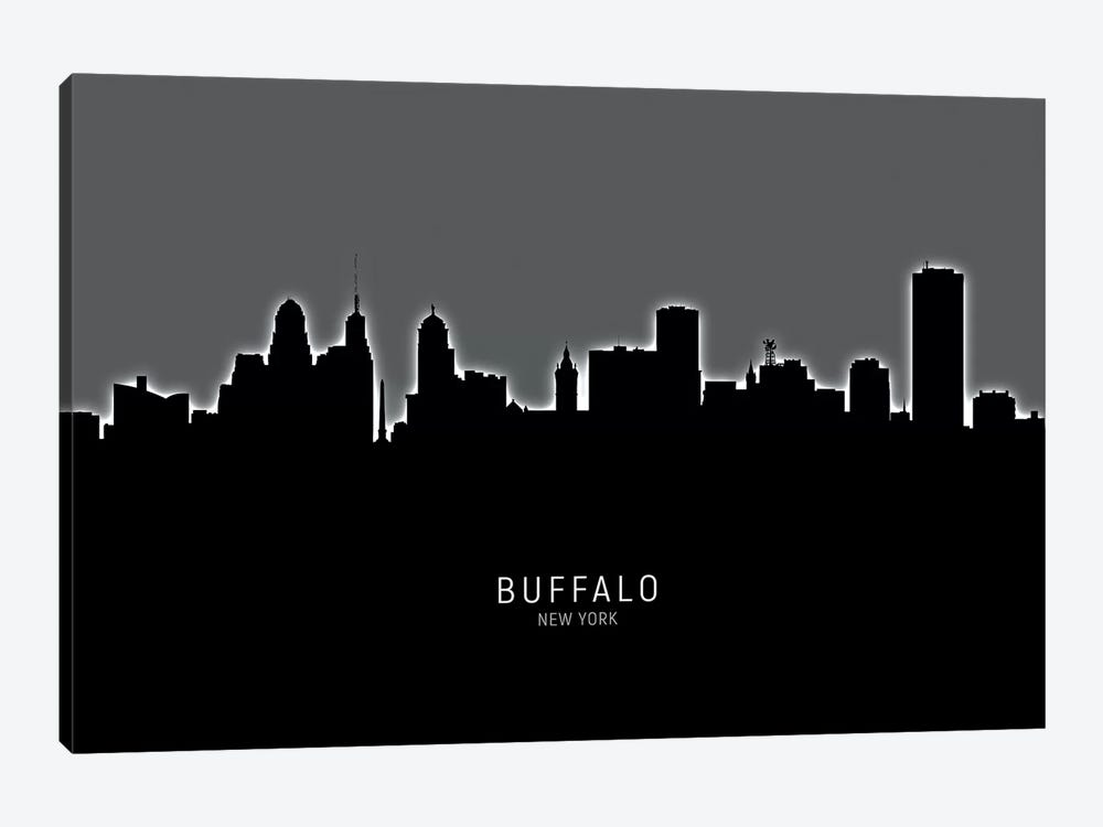 Buffalo New York Skyline Canvas Art Print | Michael Tompsett | iCanvas
