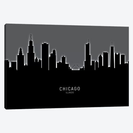 Chicago Illinois Skyline Canvas Print #MTO1824} by Michael Tompsett Canvas Print