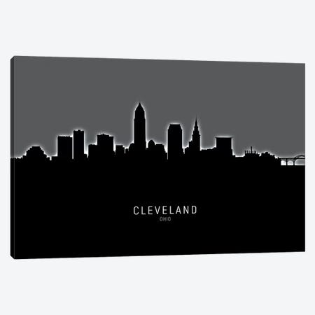 Cleveland Ohio Skyline Canvas Print #MTO1832} by Michael Tompsett Canvas Print
