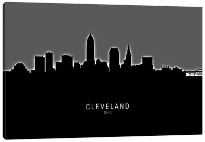Cleveland Ohio Skyline Canvas Art Print - Cleveland
