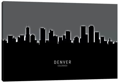 Denver Colorado Skyline Canvas Art Print - Colorado Art