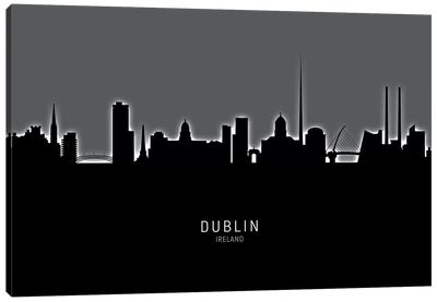 Dublin Ireland Skyline Canvas Art Print - Dublin