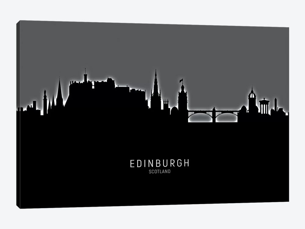 Edinburgh Scotland Skyline by Michael Tompsett 1-piece Art Print