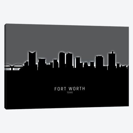 Fort Worth Texas Skyline Canvas Print #MTO1872} by Michael Tompsett Canvas Print
