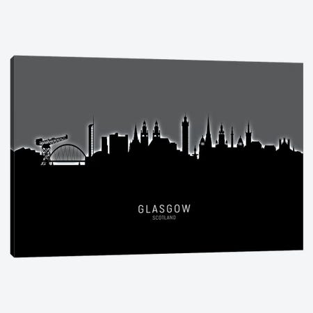 Glasgow Scotland Skyline Canvas Print #MTO1875} by Michael Tompsett Canvas Artwork