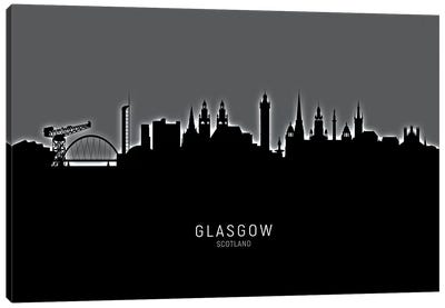 Glasgow Scotland Skyline Canvas Art Print - Glasgow Art