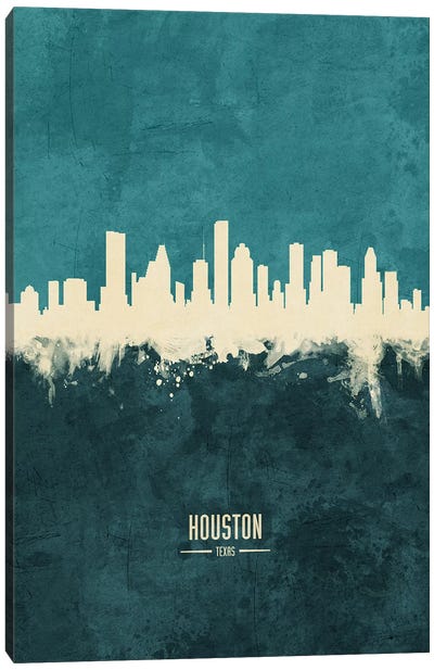 Houston Skyline Poster Art Print Texas TX Version 6