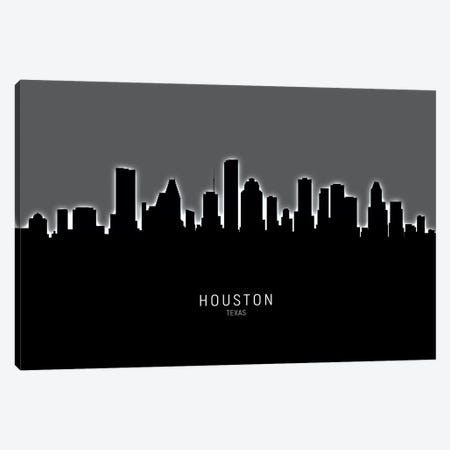 Houston Texas Skyline Canvas Print #MTO1880} by Michael Tompsett Canvas Art