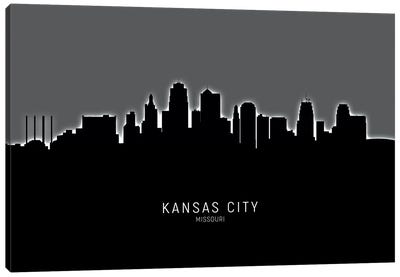 Kansas City Missouri Skyline Canvas Art Print - Industrial Office