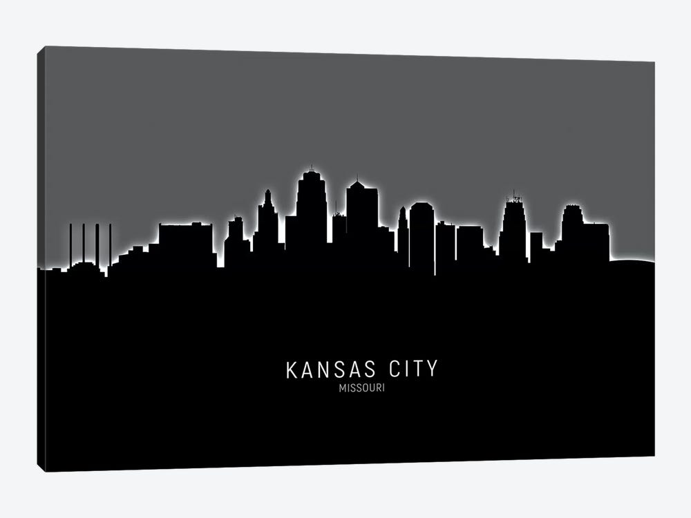 Kansas City Missouri Skyline by Michael Tompsett 1-piece Art Print