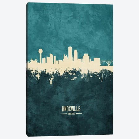 Knoxville Tennessee Skyline Canvas Print #MTO1889} by Michael Tompsett Canvas Artwork