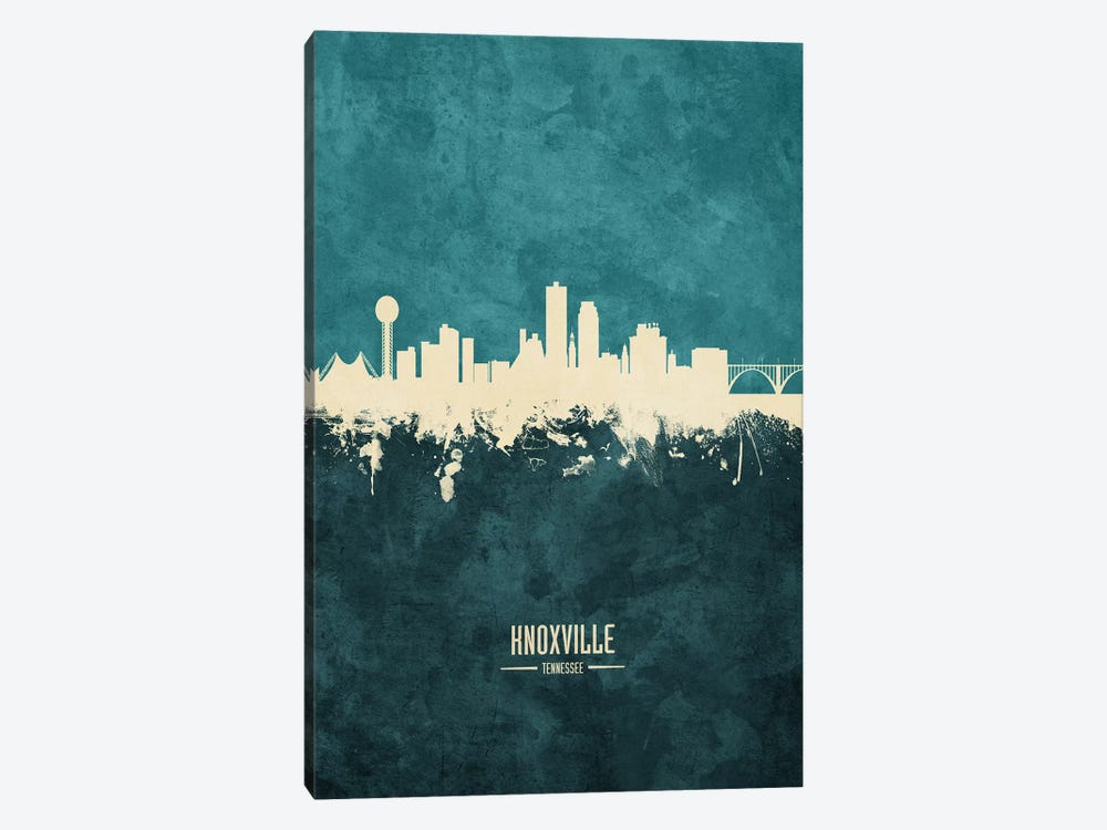 Knoxville Tennessee Skyline by Michael Tompsett 1-piece Canvas Art Print