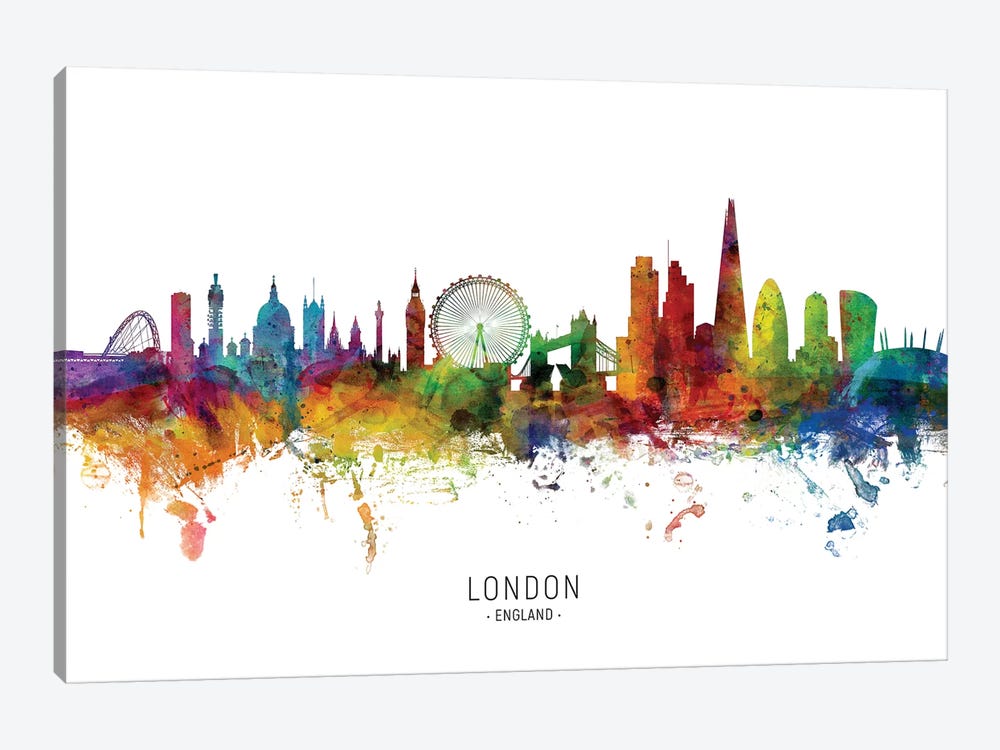 London England Skyline by Michael Tompsett 1-piece Art Print