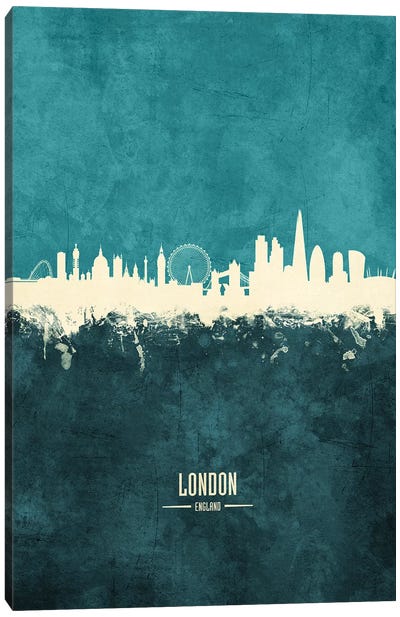 London England Skyline Canvas Art Print - London Skylines
