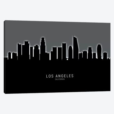 Los Angeles California Skyline Canvas Print #MTO1903} by Michael Tompsett Canvas Print