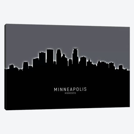 Minneapolis Minnesota Skyline Canvas Print #MTO1926} by Michael Tompsett Canvas Wall Art