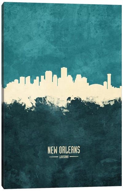New Orleans Louisiana Skyline Canvas Art Print - Louisiana Art