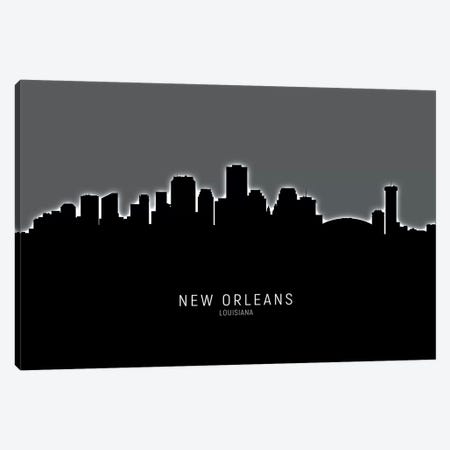 New Orleans Louisiana Skyline Canvas Print #MTO1938} by Michael Tompsett Canvas Artwork