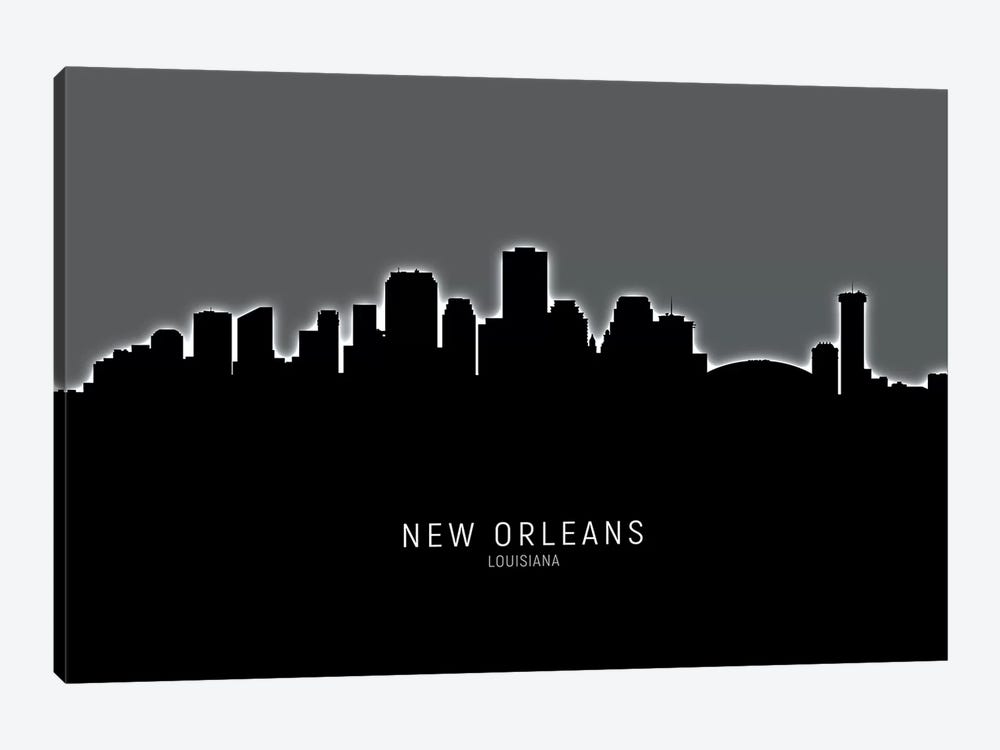 New Orleans Louisiana Skyline by Michael Tompsett 1-piece Canvas Wall Art