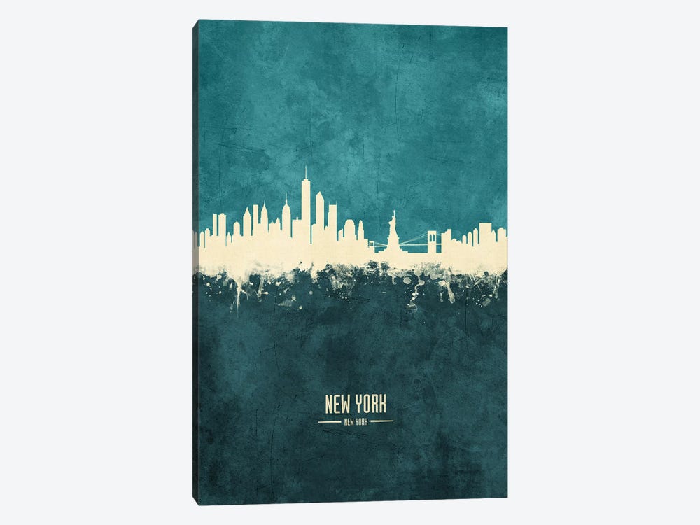 New York Skyline by Michael Tompsett 1-piece Art Print