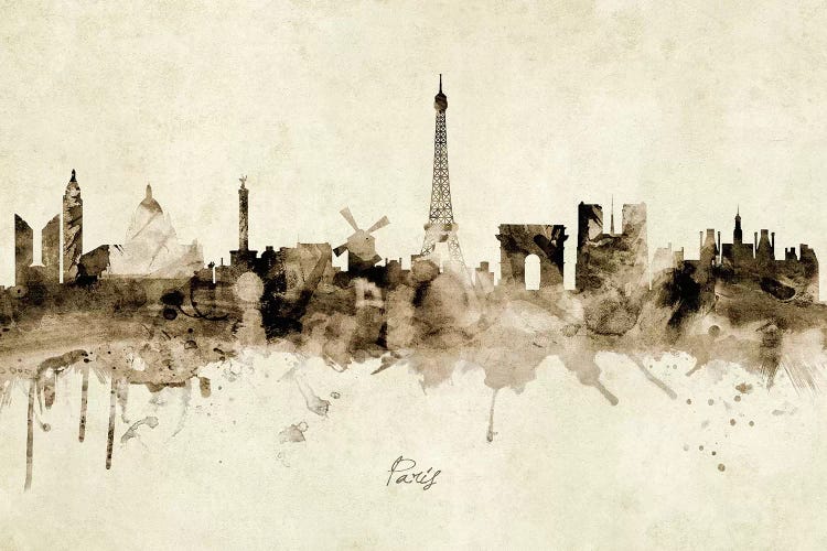 Paris France Skyline