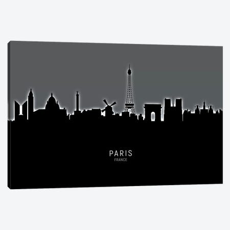 Paris France Skyline Canvas Print #MTO1951} by Michael Tompsett Canvas Artwork