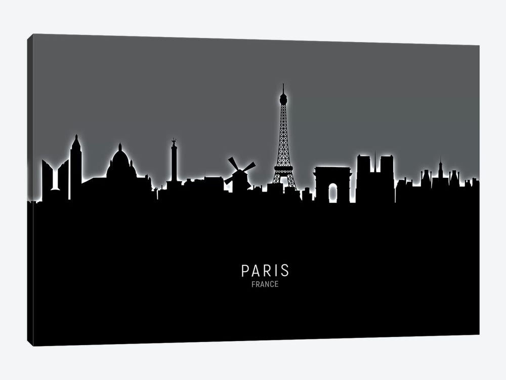 Paris France Skyline by Michael Tompsett 1-piece Art Print