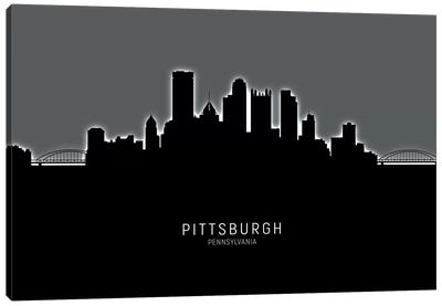 Pittsburgh Pennsylvania Skyline Canvas Art Print - Pittsburgh Art