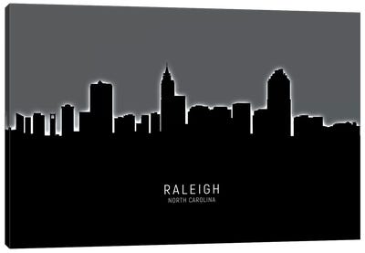 Raleigh North Carolina Skyline Canvas Art Print