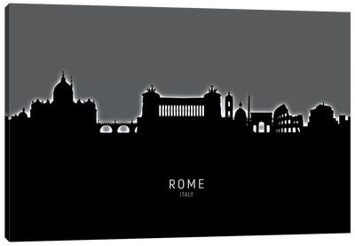 Rome Italy Skyline Canvas Art Print - Rome Art
