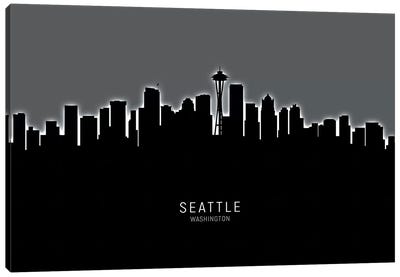 Seattle Washington Skyline Canvas Art Print - Seattle Art