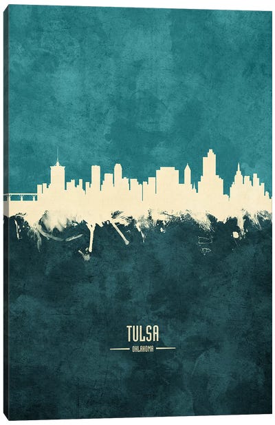 Tulsa Oklahoma Skyline Canvas Art Print