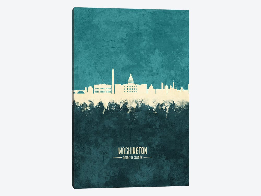 Washington DC Skyline by Michael Tompsett 1-piece Art Print