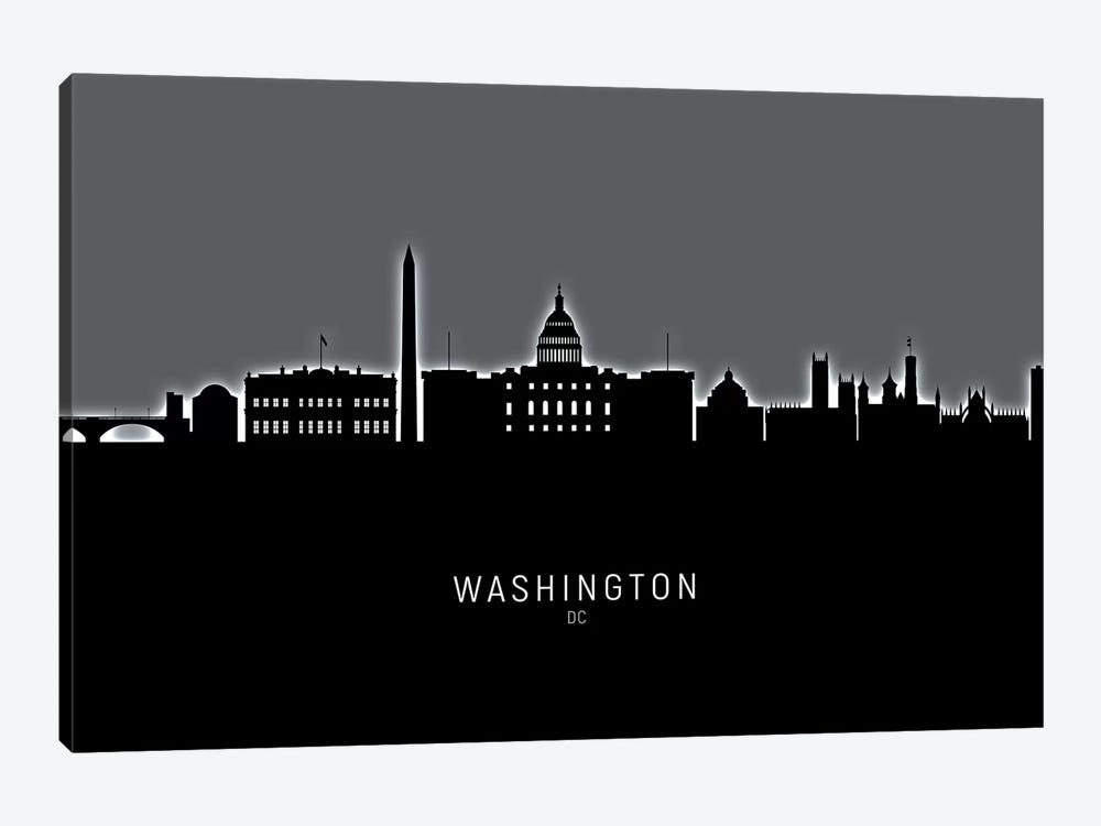 Washington DC Skyline by Michael Tompsett 1-piece Canvas Artwork