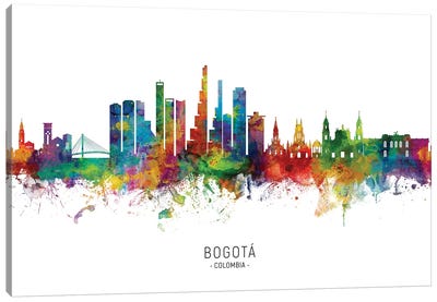 Bogota, Colombia Skyline Canvas Art Print - South America
