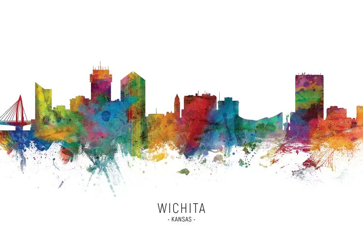 Wichita Kansas Skyline