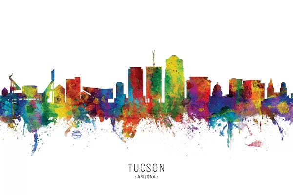 Tucson: Tucson Arizona Skyline by Michael Tompsett