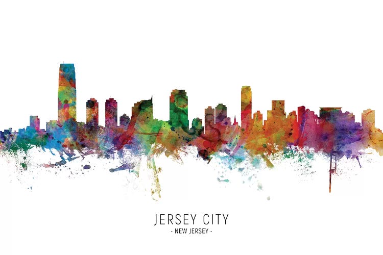 Jersey City New Jersey Skyline