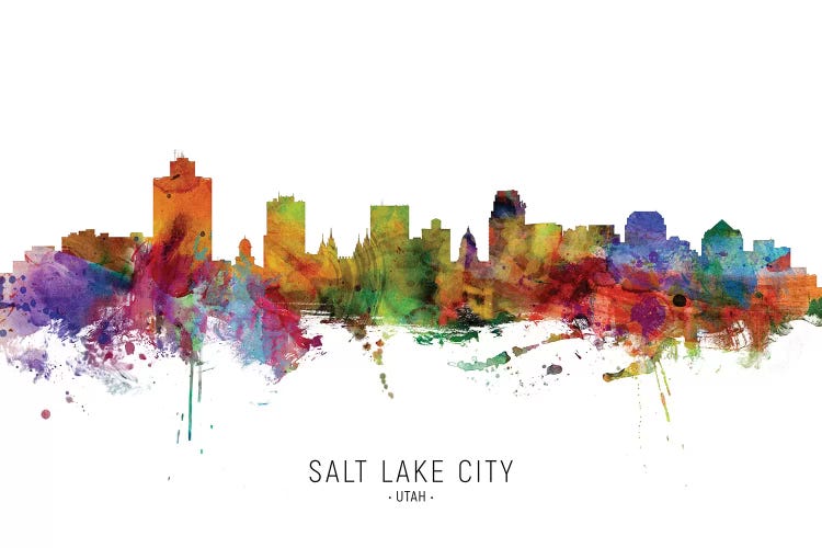 Salt Lake City Utah Skyline