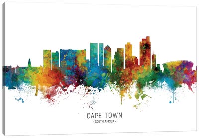 Cape Town South Africa Skyline Canvas Art Print - South Africa